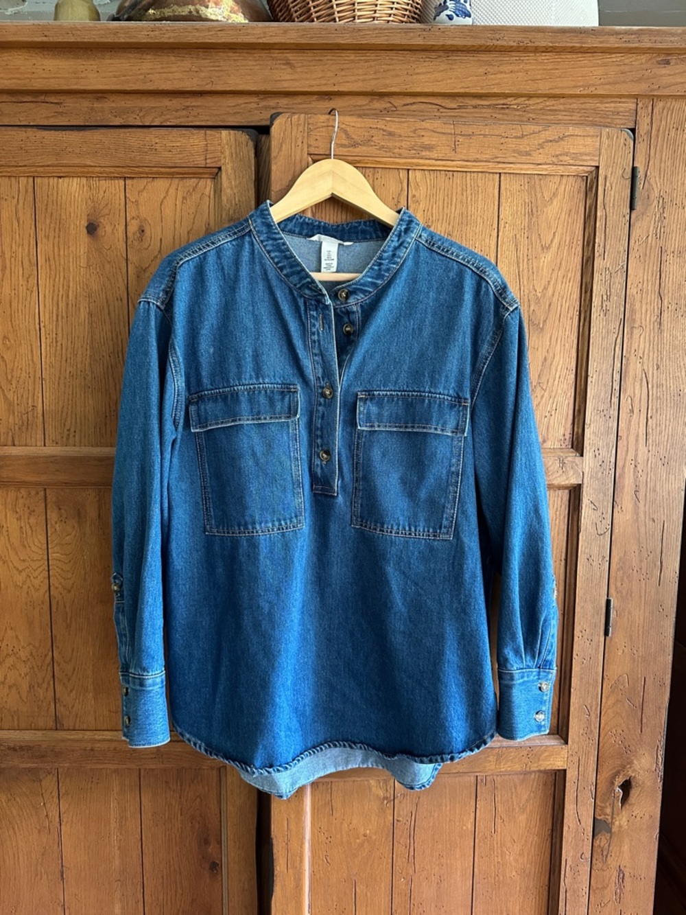 100% Cotton Denim Top H&M